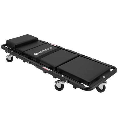 Лежак ремонтный подкатной на 6-ти колесах Forsage F-TR6458