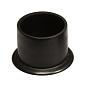 Заглушка наруж. трубы d25 (514) пластик, черный AKS 19119