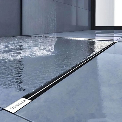 Трап для душа Zeissler Zst.1141.7002, линейный, ультратонкая модель с вставкой Evolux, 70см