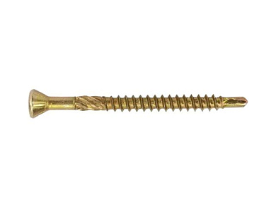 Шуруп для полов и паркета 3.2х30 мм желтый цинк TORX10 15000 шт в коробе Starfix SM-19798-15000