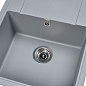 Мойка кухонная из мраморной крошки, gray, Wisent W650-29