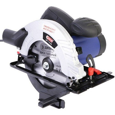 Пила ручная электрическая дисковая,1300 Вт,ск.4800 об/мин, диск 165*20мм, 54мм Диолд ДП-1,3-02