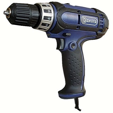 Электрический шуруповерт 2-х скор, 560Вт,0-450/0-1500 об/мин, 24Н*м Диолд ЭШ-0,56-2