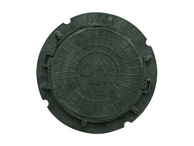 Люк садовый А8, 8 кН зеленый, AV Engineering AVEA8A