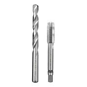 Набор для нарезания резьбы метчик М12 шаг 1,75 мм и сверло 10,3 мм GRAFF 20812175