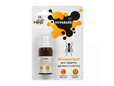 Средство инсектицидное от муравьев для разведения в воде, 10 мл, HELP 80274