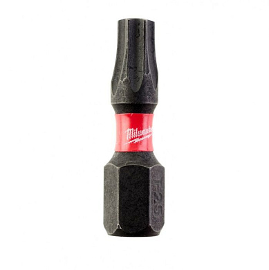 Бита ударная для шуроповерта Shockwave Torx T25, 25 мм. 2 шт. Milwaukee 4932430879