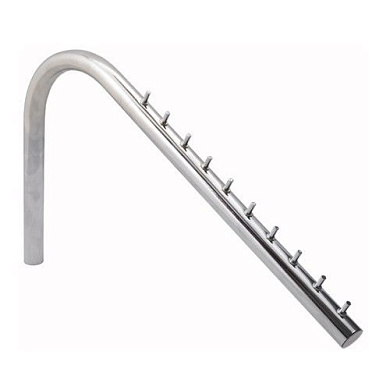Вешалка трубы d25 (527А), хром AKS 14264