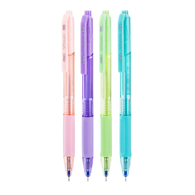 Ручка шариковая автоматическая "Extra", 0.7 мм, ассорти, стерж. синий