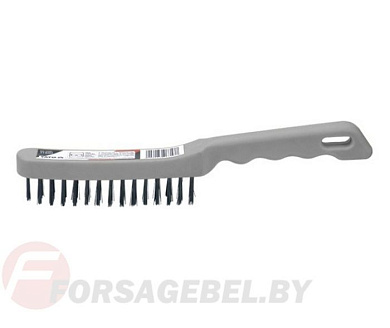Щетка ручная стальная 3 рядка Yato YT-6353