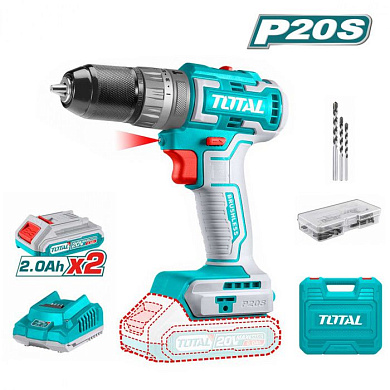 Аккумуляторная бесщеточная ударная дерль-шуруповерт Li-ion TIDLI20508
