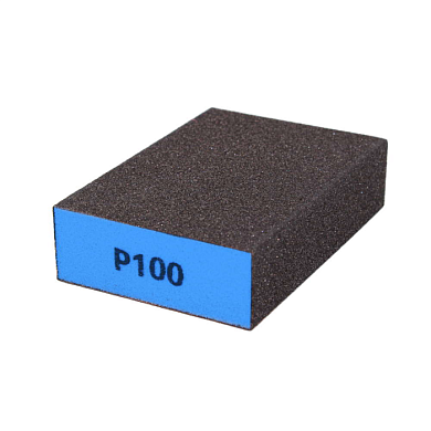 Шлифовальный блок SAND BLOCK четырехсторонний (Синий) 100*70*25mm grit 100 FORMEL 83510761010