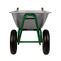 Тачка садово-строительная, 2-х колесная, усиленная, грузоподъемность 320 кг, объем 100 л Palisad 68923