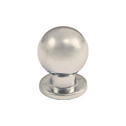 Ручка меб. кнопка мет. GN34 сатин AKS 62149