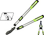 Секатор садовый "Deli", 630-870 мм, телескопический, черный, зеленый
