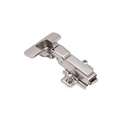 Петля полунакладная с доводчиком 48мм h2 clip-on, еврошурупы, заглушки, упак 2 шт., PRIME by AKS 113402