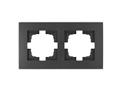 Рамка 2-местная графит, Стиль новый, Bylectrica ЮЛИГ.735212.552гр