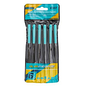 Набор надфилей разнопрофильных 140 мм, 6 пр. ILOforce IF-6160