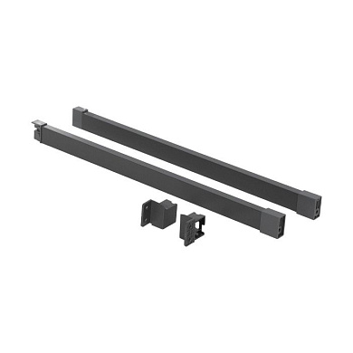 Рейлинг прямоугольный продольный Evolution L-450 графит SLIMBOX EVOLUTION 118283