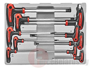 Набор 6-гр. ключей Force 5106B с шаром (2-12 мм) 10 пр.