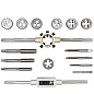 Набор метчиков и плашек метрический 16 пр, Scheppach Sch-PD016-1