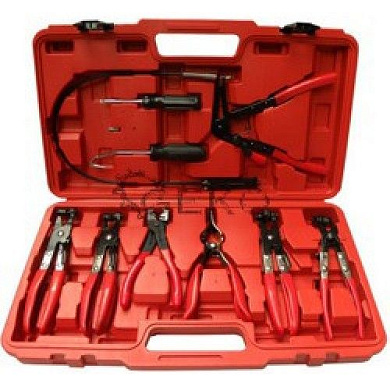 Набор щипцов к хомутам 9 пр. Geko G01655