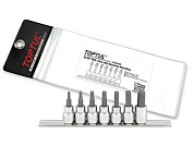 Набор головок-бит HEX 3/8" 7 шт. TOPTUL GBAG0702