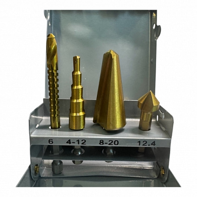 Набор специальных cверл по металлу 4 пр HSS 4241 H-D HD-44705