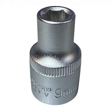 Головка торцевая 1/2" 6-гр 9 мм L38 мм CrV H-D HD-1202