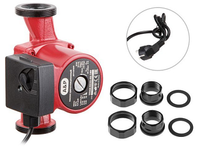 Насос циркуляционный Titan-RS32-40-180, 35-70 Вт, 2700 л/ч, 4 м A&P AP118T009