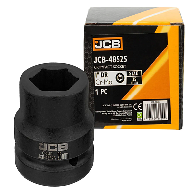 Головка ударная 25 мм 6-гр 1'' JCB JCB-48525