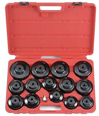 Набор съемников масляных фильтров (чашка) 15 пр. Force 61915