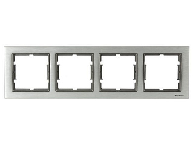 Рамка 4-ая горизонтальная алюминий ELITRA, Mutlusan 2170 851 1495
