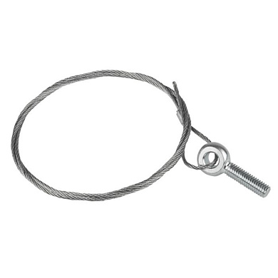 Трос стальной с рым-болтом М8 10 м (2 мм) EKF trrbm8-10