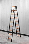 Стремянка телескопическая алюм. бытовая 2.6 м, 9+9 ступ. ISMA ISMA-UP260-2