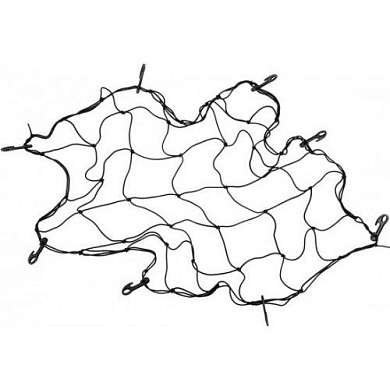 Сетка для закрепления багажа 90х90 см. 8 крючков Vorel 82261