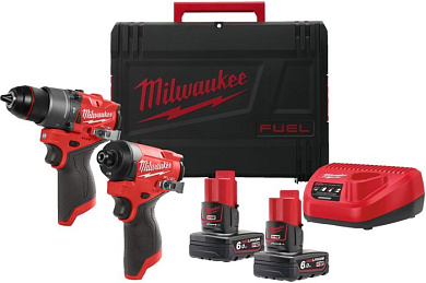 Набор инструментов Milwaukee M12 FPP2A2-602X 4933480588
