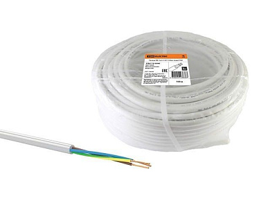 Провод ПВС 3х2,5, бухта 100м Б, TDM SQ0118-0040