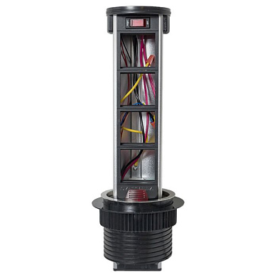 Встраиваемая мини-колонна с беспроводной зарядкой 15Вт, 8 модулей C-Line cl-vmkwс-8-s