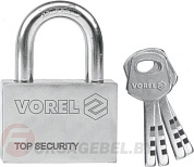 Замок навесной чугунный 50 мм Vorel 77005