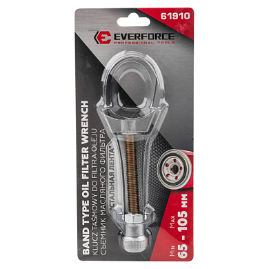 Ленточный съемник масляного фильтра, лента 360х12 мм, для фильтров 65-105 мм EVERFORCE EF-61910
