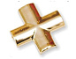 Соединитель-крестик Z-22 золото к профилю декоративному PL 13399