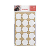 Подкладка самоприлипающая фетровая d30мм (1лист-15шт) белая FOLMAG 110807