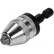 Патрон сверлильный самозажимной 0.5-3.0 мм HEX Yato YT-04644