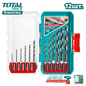 Набор сверл по металлу TOTAL TACSDL11206 12 шт