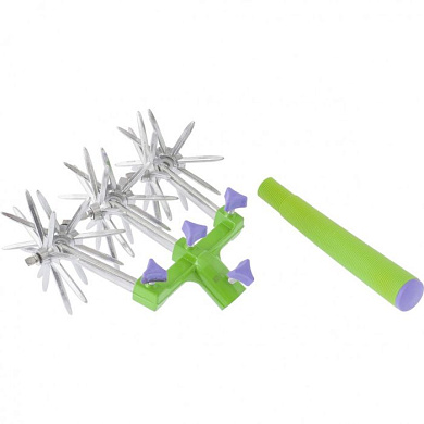 Культиватор садовый, 3 пары колес, рукоятка с 1 парой колес 65 х 205 мм Palisad 62030