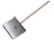 Лопата снеговая 350х470 тротуарная алюм. с дер.черенком STARTUL ST9069
