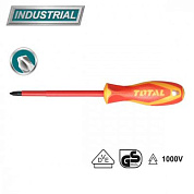 Отвертка диэлектрическая TOTAL