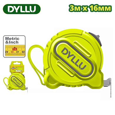 Рулетка 3 м х 16 мм DYLLU DTMT1210