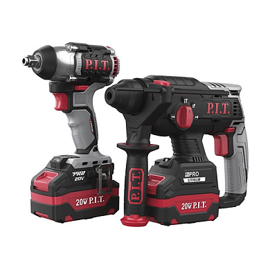 Набор инструментов аккум. (перфоратор PBH20H-22B, гайковерт PIW20H-300B) PIT P0003-02